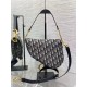 Dior Saddle Handbag Oblique Jacquard Bag