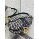 Dior Saddle Handbag Oblique Jacquard Bag