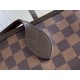 LOUIS VUITTON LV Damier Ebene Canvas Neverfull Rose Ballerine - Bag