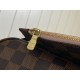 LOUIS VUITTON LV Damier Ebene Canvas Neverfull Rose Ballerine - Bag