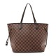 LOUIS VUITTON LV Damier Ebene Canvas Neverfull Rose Ballerine - Bag