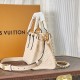 LOUIS VUITTON LV Monogram Canvas Onthego East West Leather - Bag