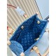 LOUIS VUITTON LV Monogram Jacquard Denim Onthego PM - Bags