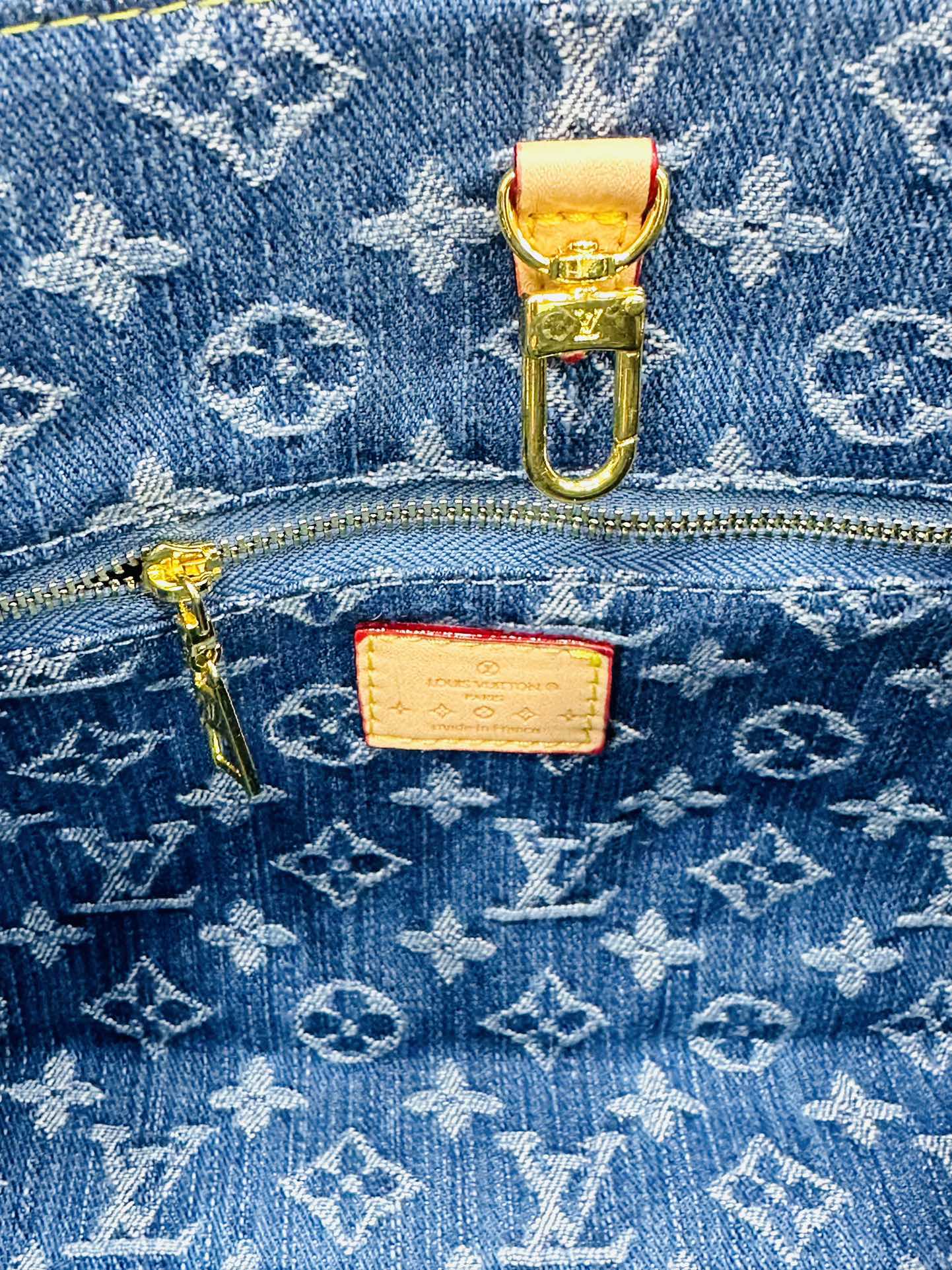 LOUIS VUITTON LV Monogram Jacquard Denim Onthego PM - Bags