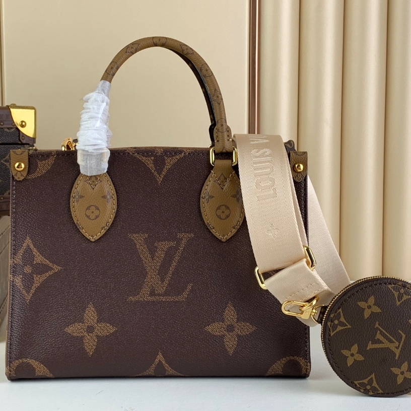 LOUIS VUITTON LV Monogram Jacquard Denim Onthego PM - Bags