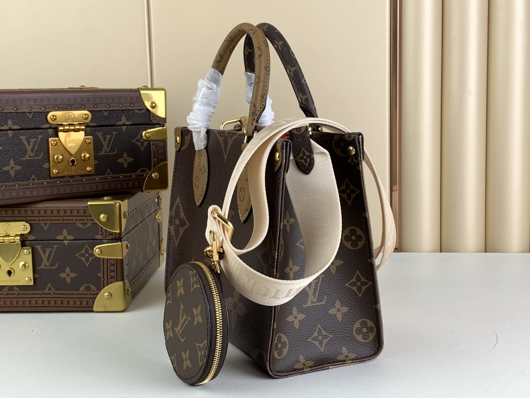 LOUIS VUITTON LV Monogram Jacquard Denim Onthego PM - Bags