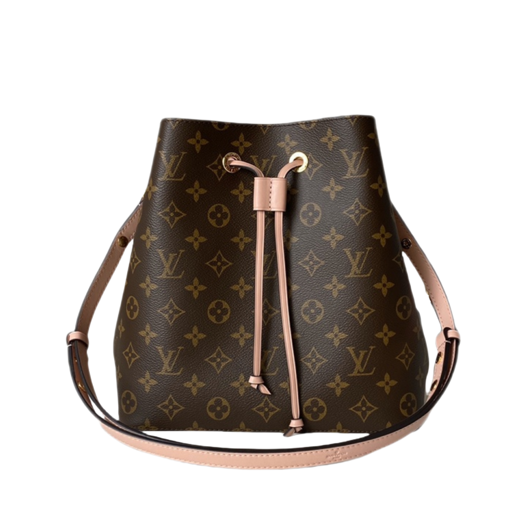 Louis Vuitton LV black NeoNeo MM Bucket Bag