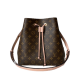 Louis Vuitton LV black NeoNeo MM Bucket Bag