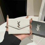 ysl crocodile print white 