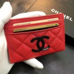 chanel red card holder 